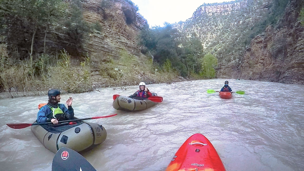 Se puede navegar en kayak en pantanos