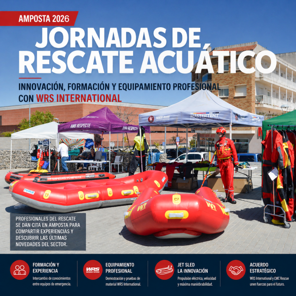 Amposta, punto de encuentro del rescate acuático: innovación, formación y material técnico de vangua