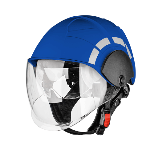 Casco rescate multinorma + doble pantalla 