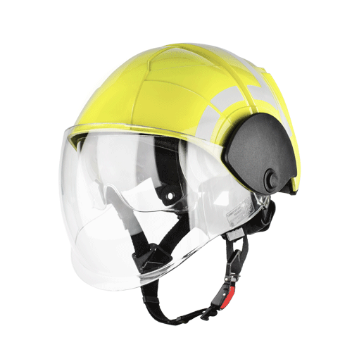 Casco rescate multinorma + doble pantalla 