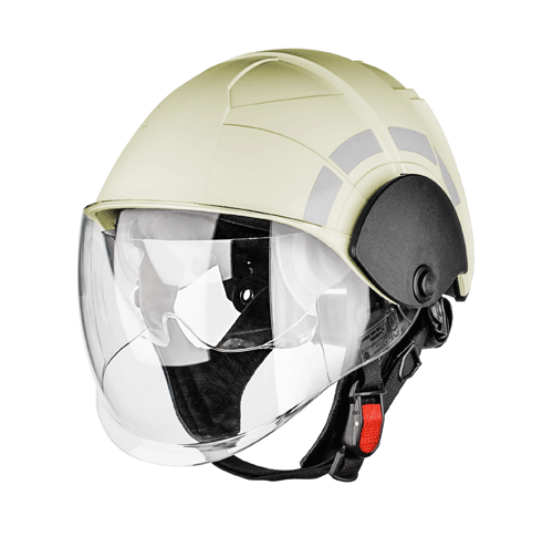 Casco rescate multinorma + doble pantalla 